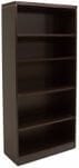 Mocha 5-Shelf Bookcase