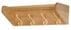 Oak Coat & Hat Racks -- 4-Hook Coat & Hat Rack