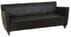 Office Star SL8473 Black Leather Sofa