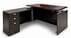 Mocha Adjustable Height Manager's L-Shaped Desk