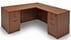 Cherry Laminate Manager's L-Desk