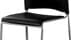 Black Vinyl Padded Stackable Cafe Stool - 31