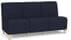 Siena 3 Seat Armless Sofa in Standard Fabric or Vinyl