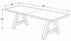 8'x3' Solid Wood A-Frame Conference Table