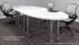 Mobile Industrial Steel Leg Conference Table - 6'x4' / 8'x3' Table - See Other Sizes