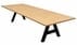 12�x4� Solid Wood A-Frame Conference Table