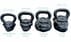 8-Piece Monkey Head Cast Iron Kettlebell Set w/ Storage Rack
