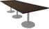 11' x 4' Rectangular Disc Base Conference Table