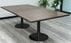8' x 4' Solid Wood Conference Table w/ Steel Disc Bases - See Add-On Sections Below