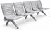 Ascend 5-Seat Beam Seater in Gray Mist