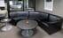 Black Leather Reception Seating - Club Chair