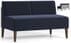 Luxe Armless Loveseat in Standard Fabric/Vinyl