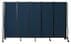 10'W x 6'H Fabric Folding Mobile Room Divider