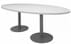 8' x 4' Oval Disc Base Conference Table - See Other Sizes