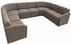 Driftwood Cove Modular Lounge Series - 8-Piece U-Shaped Lobby Sofa