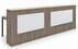 11' Desert Oak & Smoked Timber 2-Person Reception Station