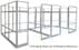 9' x 9' x 7'H Clear Glass Modular Office - Starter Cubicle