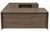 Columbia Walnut Rectangular U-Shaped Workstation - 71