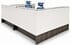 Emerge Glass Top Wrap Around Two-Person U-Shaped Reception Station