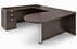 Mocha Conference U-Shaped Workstation w/Hutch