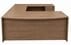 Urban Walnut Conference U-Shaped Workstation - 71