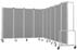 17.5'W x 6'H Fabric Folding Mobile Room Divider