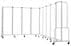 17.5'W x 6'H Whiteboard Folding Mobile Room Divider