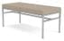 Avon 2-Seat Fully Upholstered Bench  Upgrade Fabric or Healthcare Vinyl