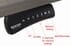 Charcoal Adjustable Height Rectangular Front Desk