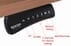 Cherry Adjustable Height Bow Front Desk