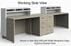Custom 2-Person Reception Desk w/Drawers - 10'W Desk