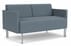 Luxe Loveseat in Upgrade Fabric/Healthcare Vinyl