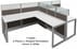 TrendSpaces Value Cubicle Series - 4 Person L-Shaped Cubicle