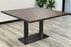 4' x 4' Modular Solid Wood Top Conference Table w/ Steel Dual Column Base - Add-On Section