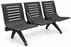 Ascend 3-Seat Beam Seater in Black Shadow