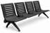 Ascend 4-Seat Beam Seater in Black Shadow