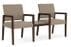 Brooklyn 2-Seater w/Center Table in Standard Fabric/Vinyl