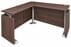 Columbia Walnut Fully Height Adjustable Managers L-Shaped Desk w/6 Drawers - 63