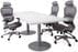 6'x4' / 8'x3' Conference Table w/Steel Disc Bases - See Other Sizes