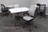 Mobile Industrial Steel Leg Conference Table - 6'x4' / 8'x3' Table - See Other Sizes