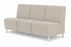 Ravenna 3 Seat Armless Sofa in Upgrade Fabric or Healthcare Vinyl