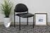 Stackable Guest Chair in Black Vinyl