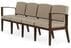 Amherst Wood Frame 4 Seat Sofa in Upgrade Fabric or Healthcare Vinyl