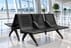 Ascend Steel Public Seating Series - 2-Seat Beam Seater in Black Shadow