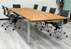 11' x 5' Solid Hardwood Board Room Table