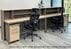 12' Contrasts 2-Person Rustic Reception Desk