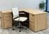 Beaumont Managers L-Shaped Desk w/6 Drawers - 63