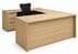 Beaumont Rectangular U-Shaped Workstation - 71