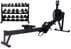 Total Fitness Set with 5-50 lb. Dumbbell Set w/ Storage Rack and Air Resistance Rower