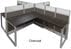 TrendSpaces Value Cubicle Series - 4 Person L-Shaped Cubicle